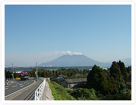 桜島(伊作峠より)画像